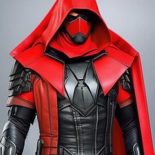 Red Hood: Medieval Fantasy Character with Pistols