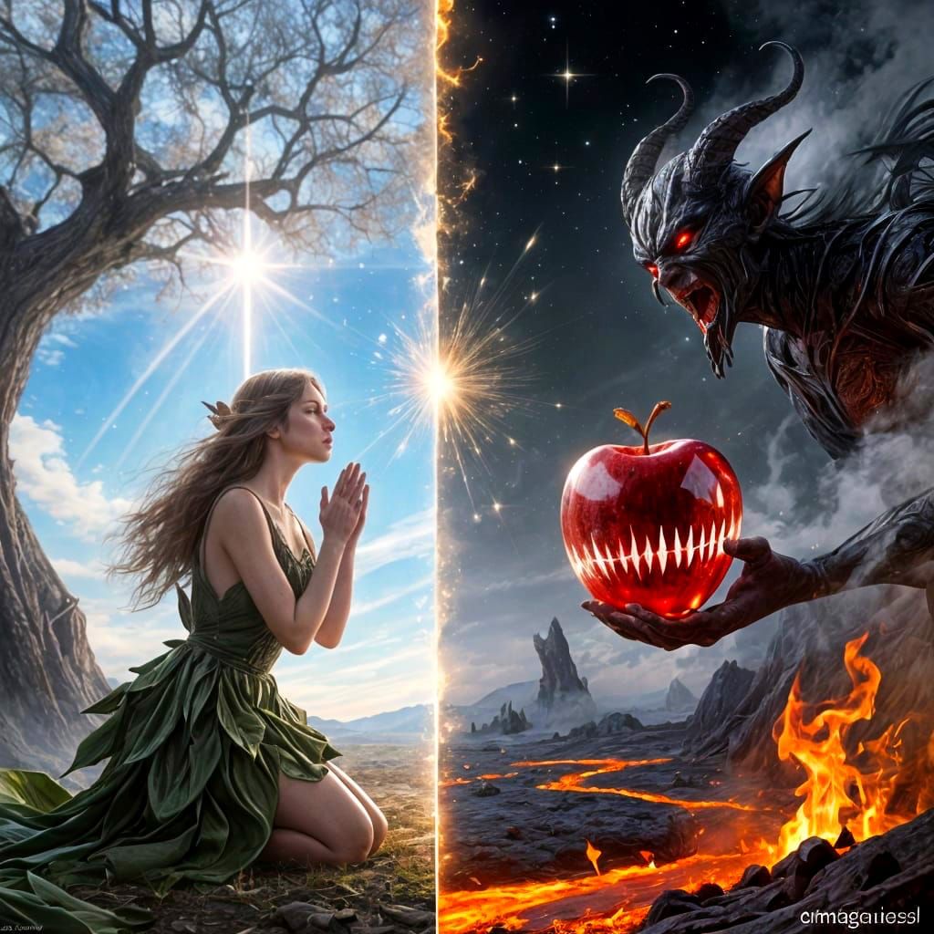 Divine vs Demonic: Good vs Evil Celestial Battle