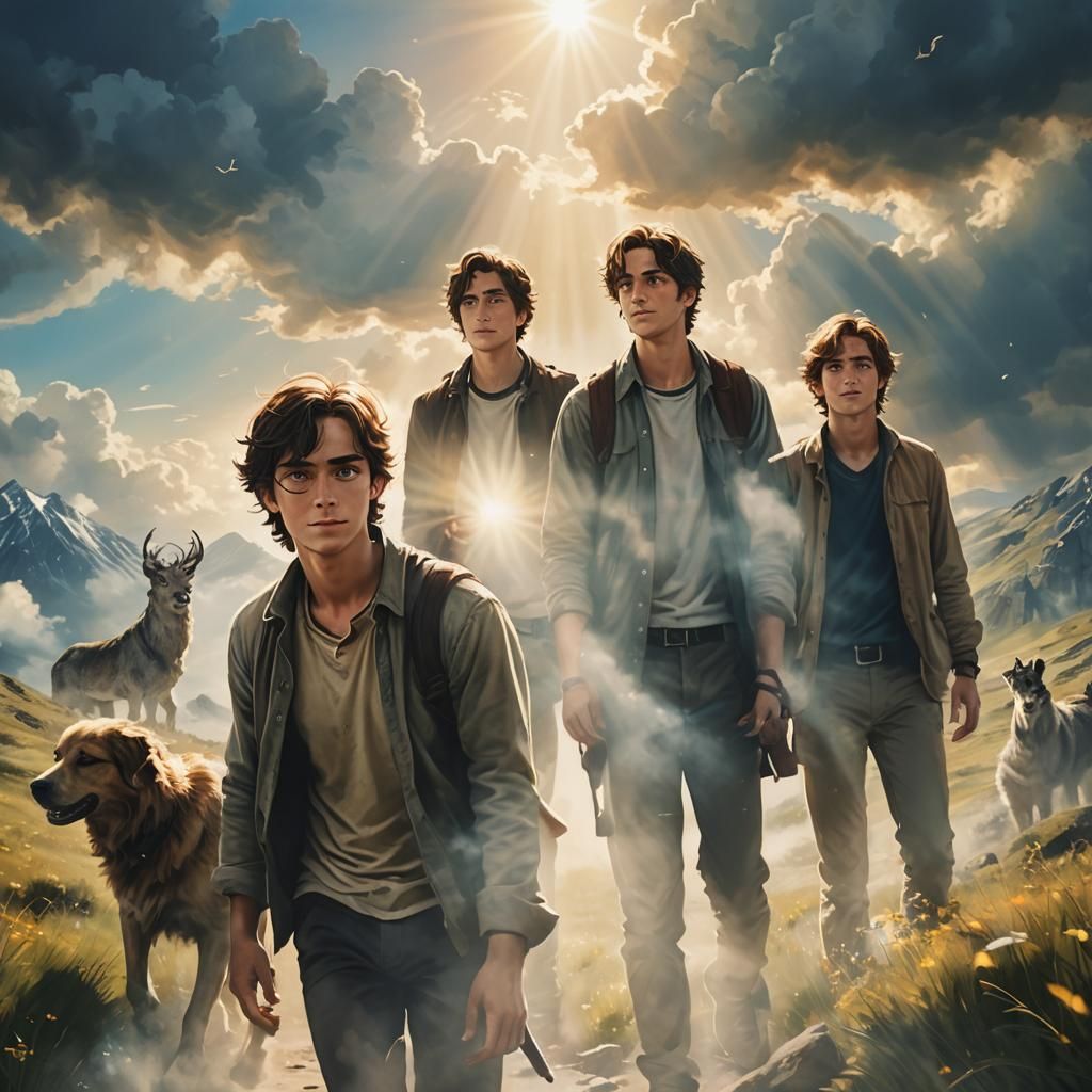 Heavenly Beams Illuminate The Marauders in Soft Focus