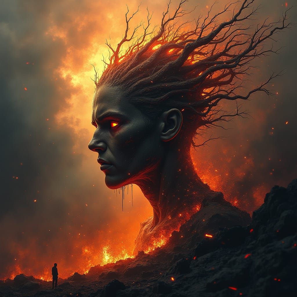 The Birth of Hate: A Conceptual Depiction of Darkness