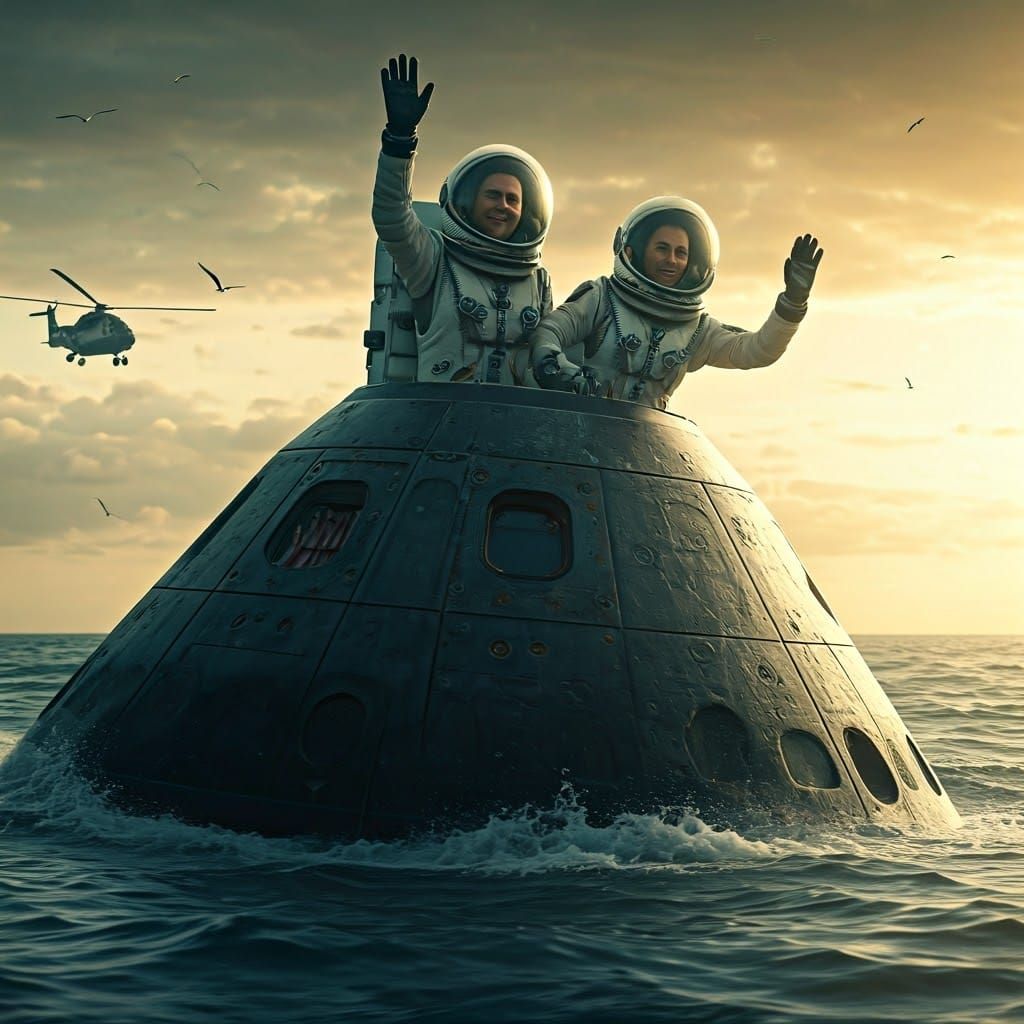 Astronauts Return Home in Triumphant Moment