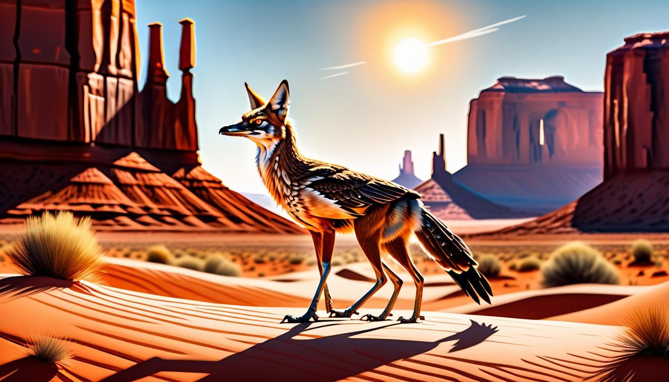More To the Coyote and Roadrunner Story Than We Were Told (1D)