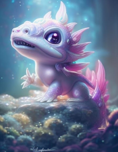 Adorable Chibi Dragon
