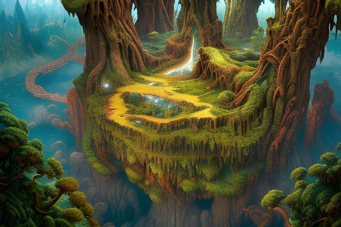 Eldritch Fantasy Kingdom: Aerial View