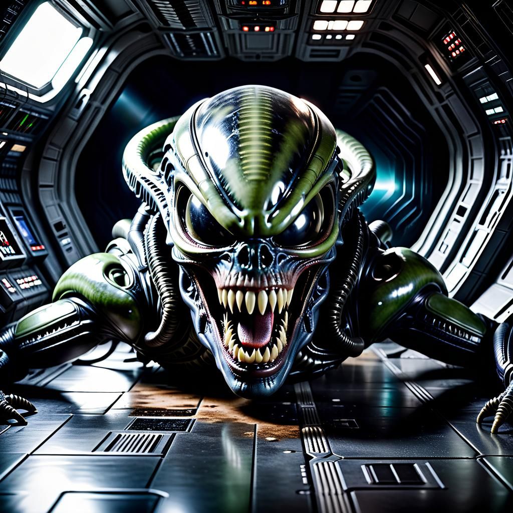 Xenomorph Skull Found on Spaceship Floor
