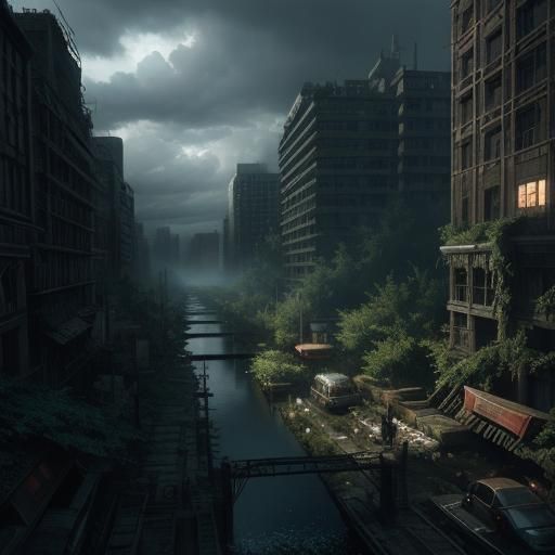 The Last of Us: Epic Landscape Painting
