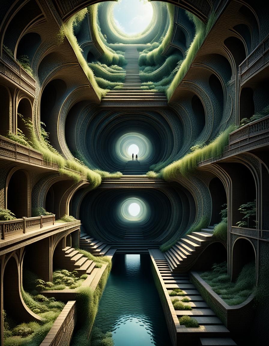 Interconnected Dimensional Layers in Living Hyper-Tunnels