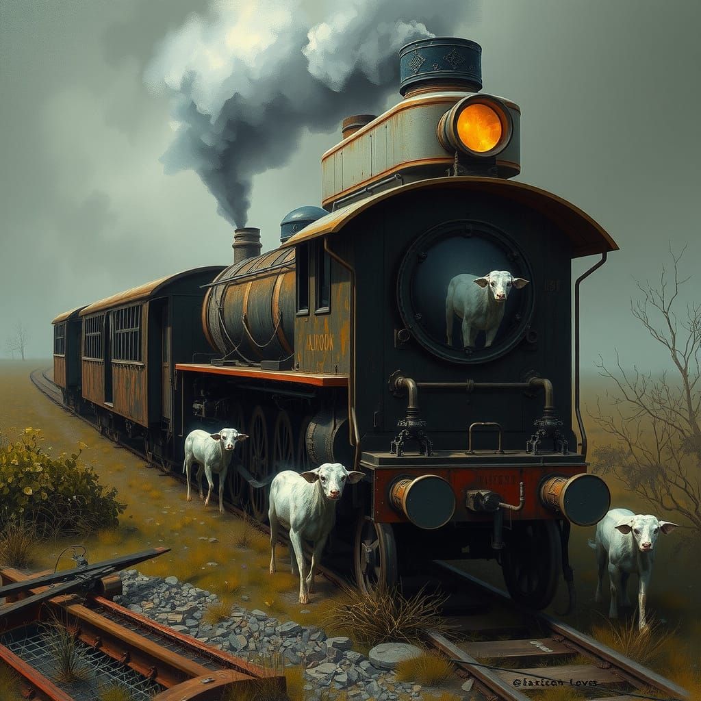 Mystical Locomotive Carries Forgotten Souls in Haunting, Atm...