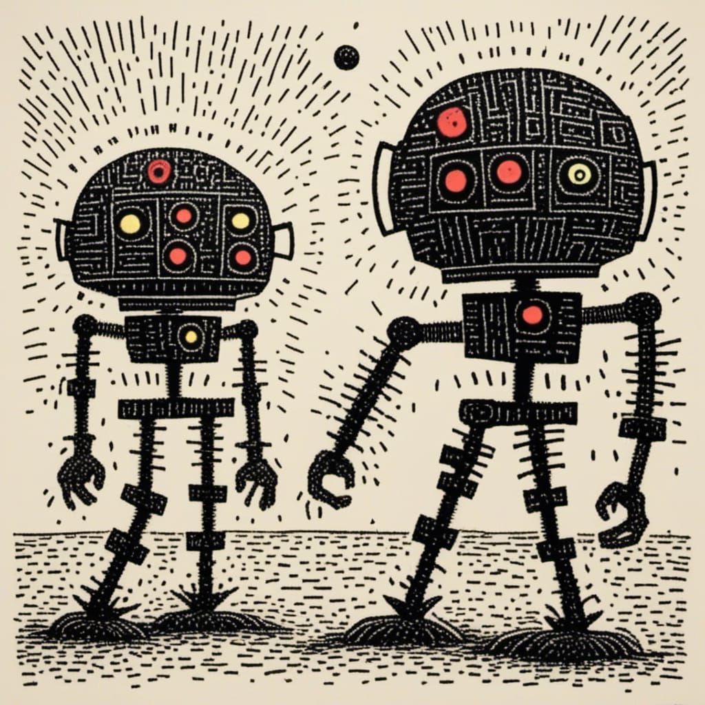 Robot Gardener on Alien Planet