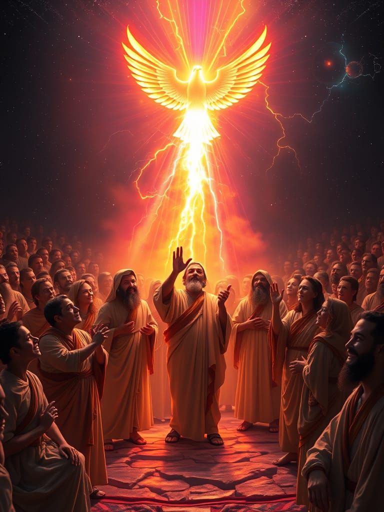 First-Century Disciples Preaching in Hyperrealistic Style