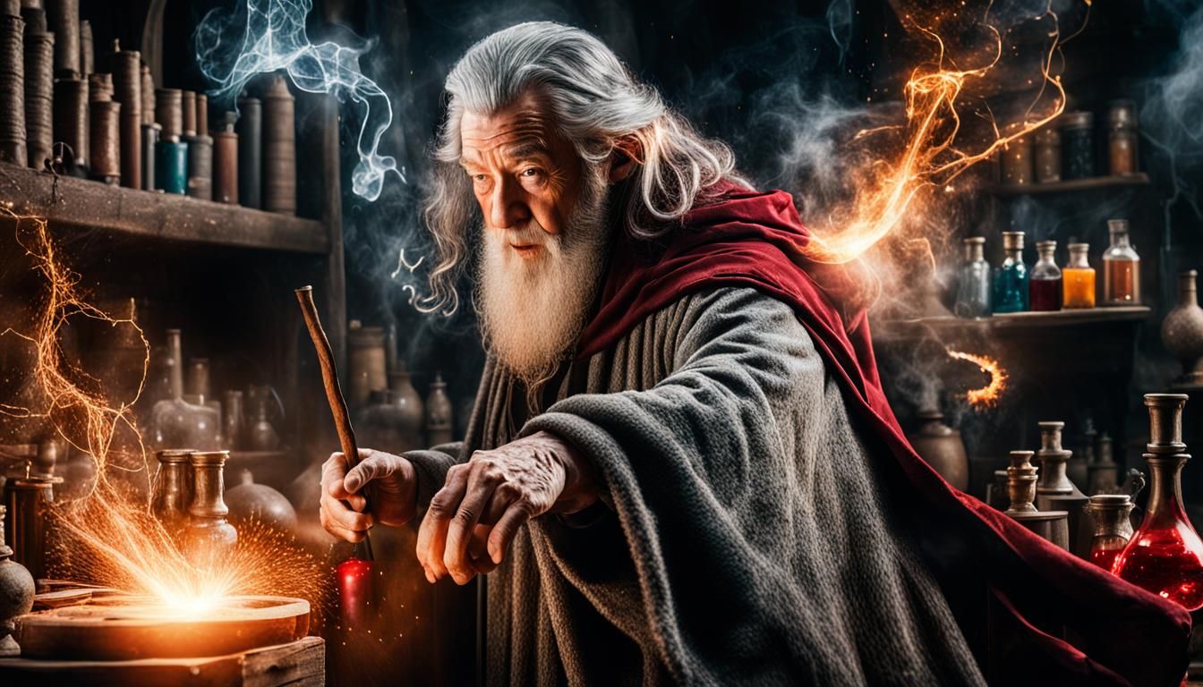 Sorcerer prepares a spell