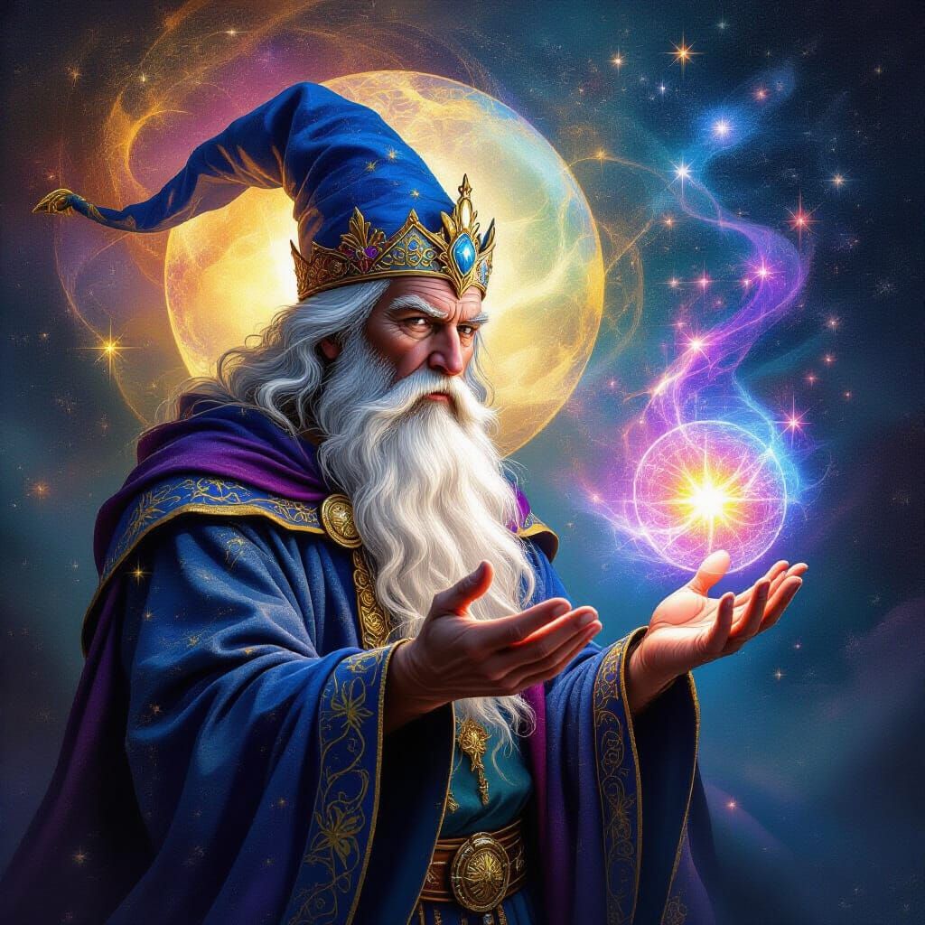 Merlin is a mythical figure prominently featured in the lege...