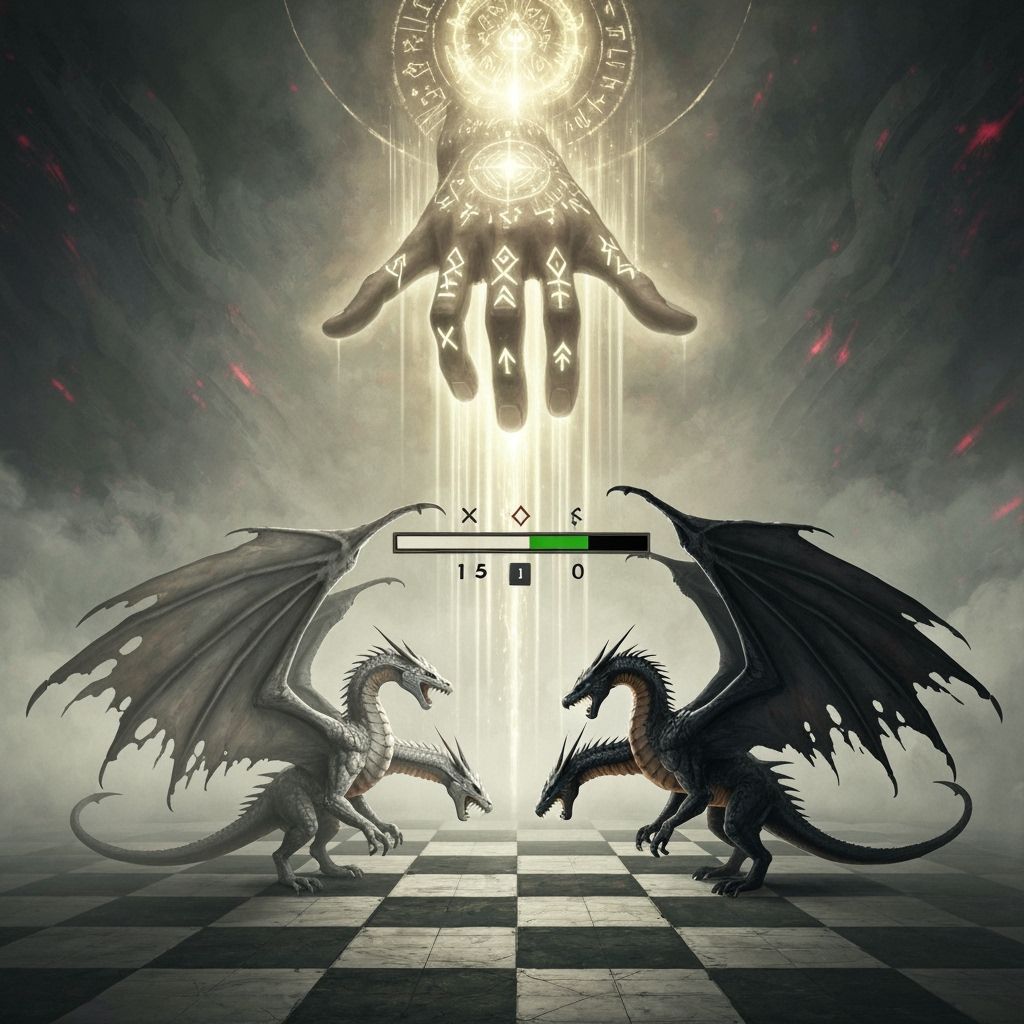 Dragon Chess Game with Divine Intervention