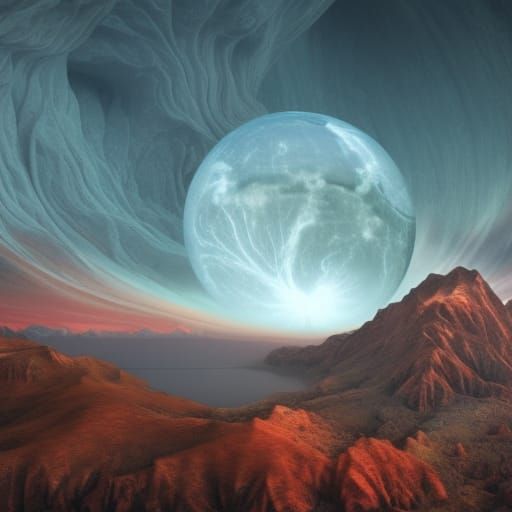 Evolution of Life: A Dramatic Digital Painting
