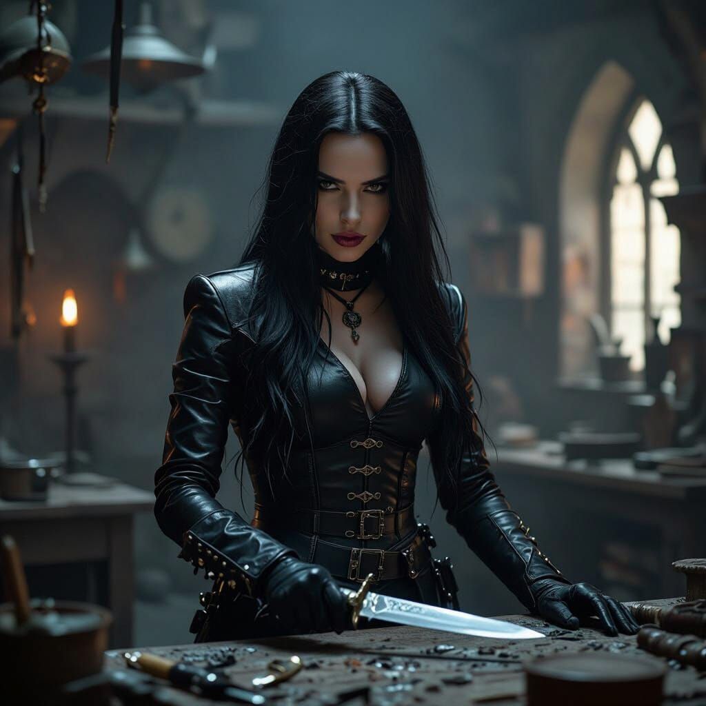 Gothic Knife Company Owner: Cinematic Portrait