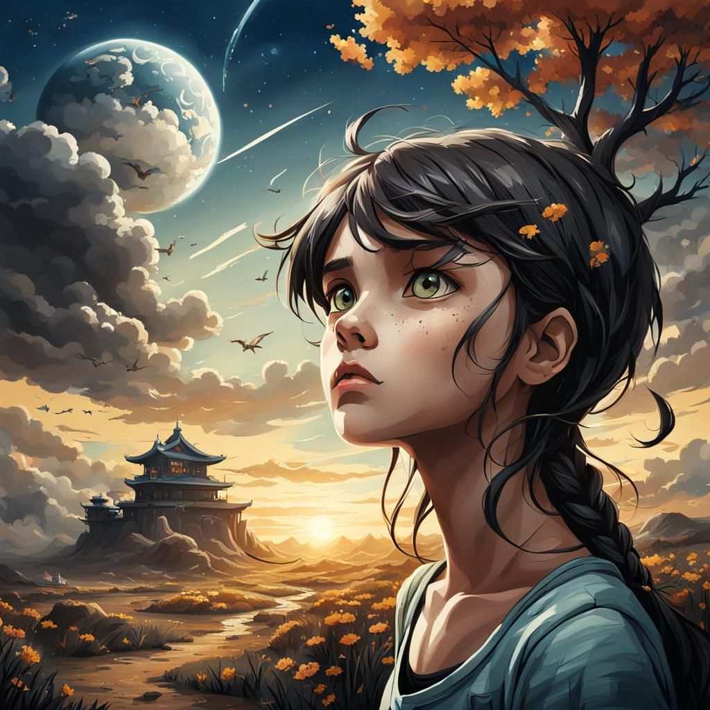 Abstract AI Image Generated From Simple Prompt