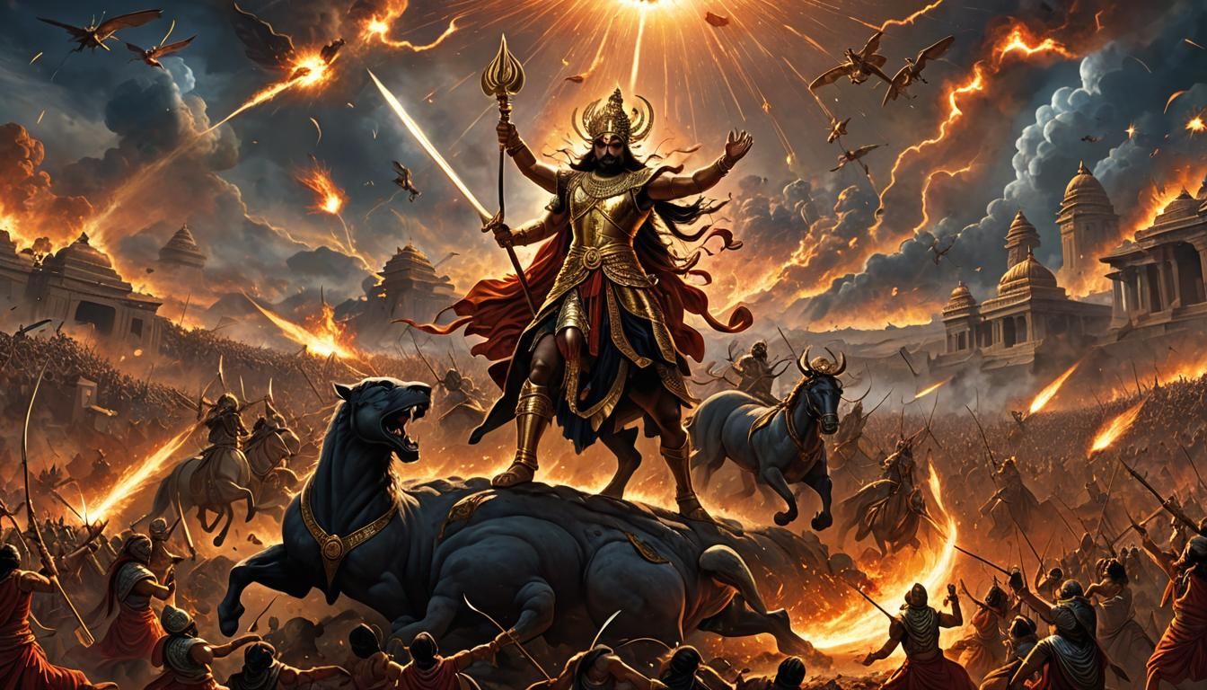 Epic Battle at the End of Kalyug: Divine Forces Clash