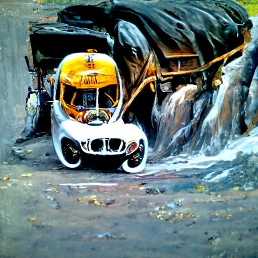 Crashed bus