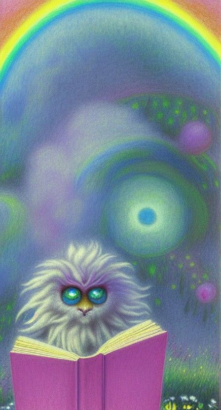 Rainbow Monster Reads in Faerie Grove