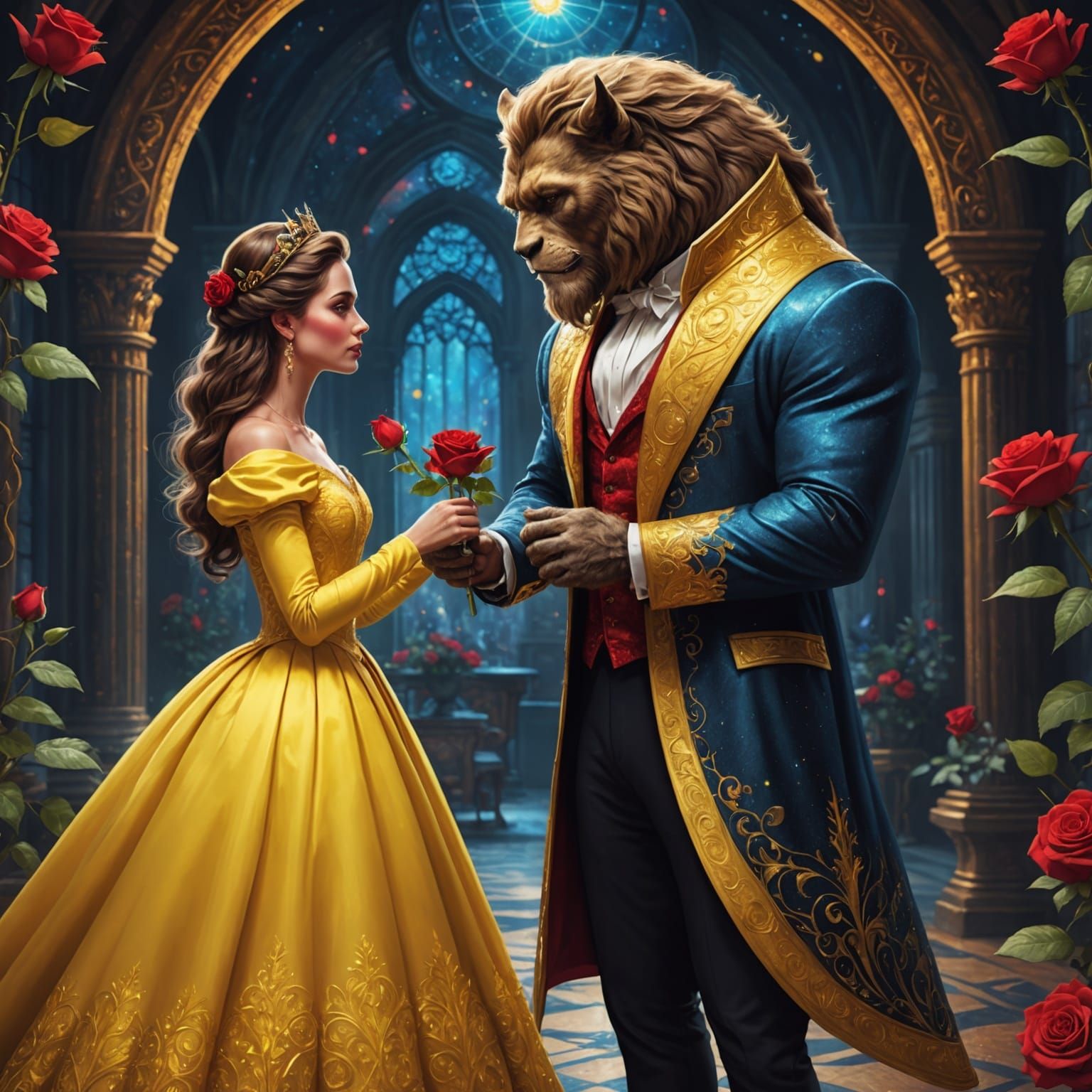 Beast and Princess: A Romantic Cosmic Encounter