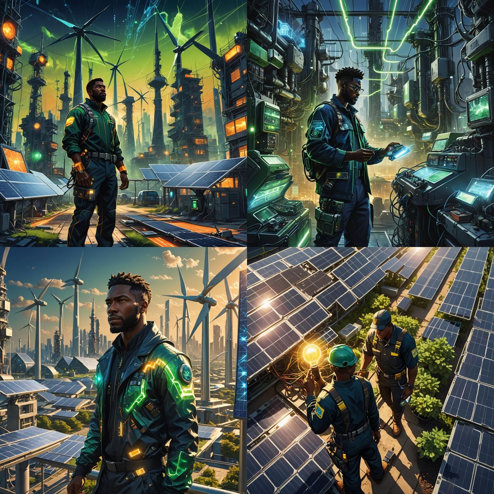 Energy Efficiency: A Dynamic, Modern Visual Representation