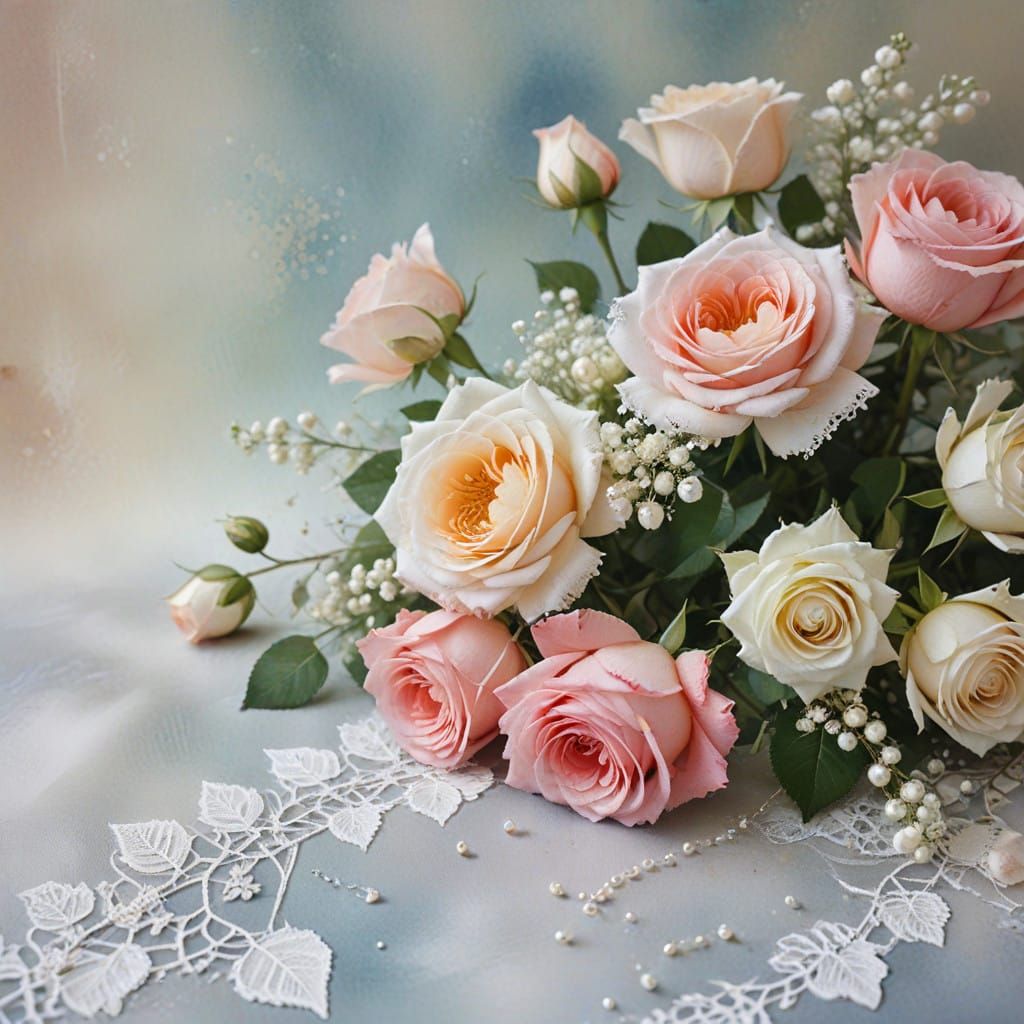 Floral Still Life in Elegant Classic Style