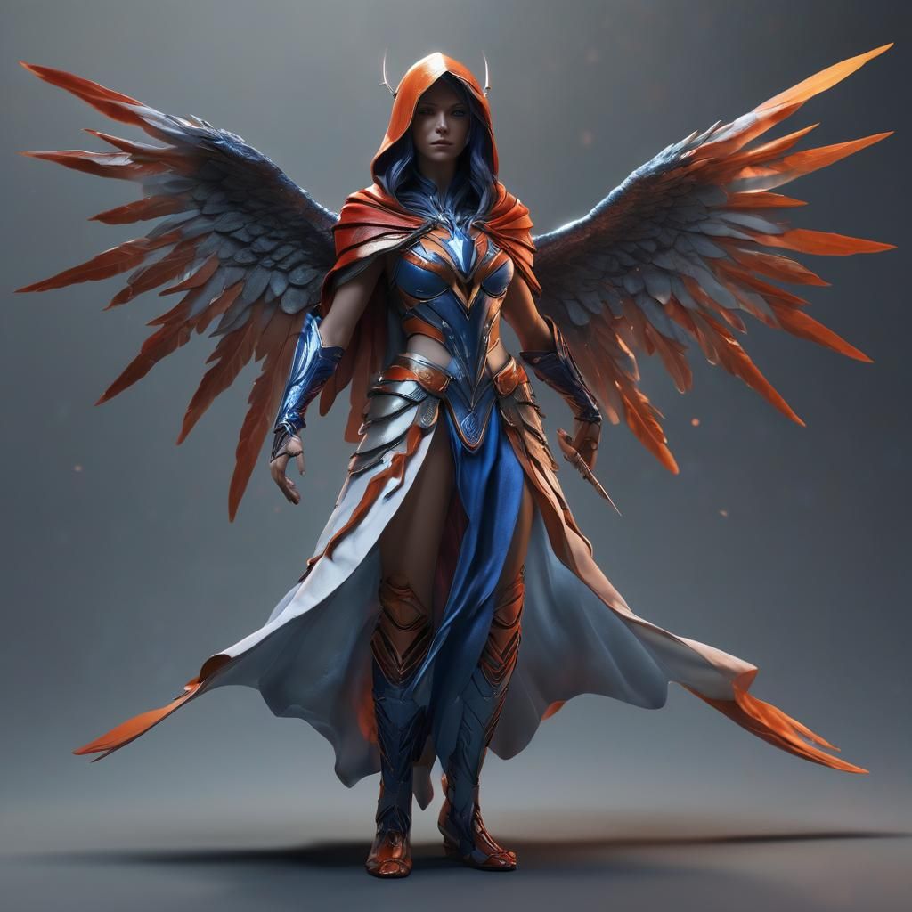 Angelic Atlantean Warrior in Octane Render