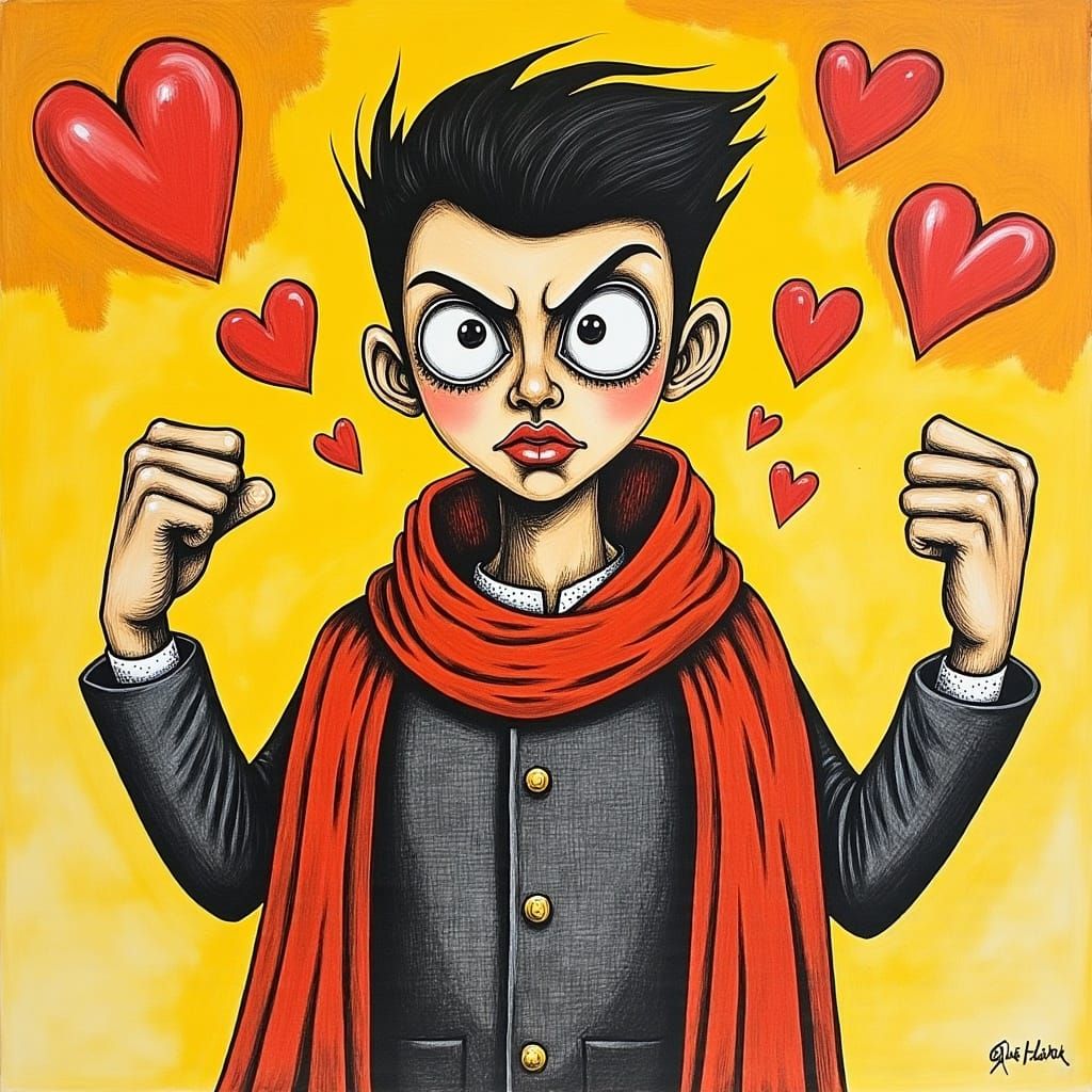 Surreal Envy: A Glare of Resentment