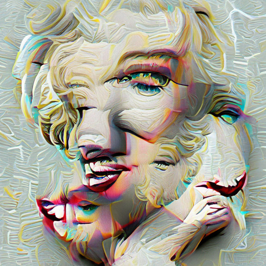 Photorealistic Portrait of Marilyn Monroe