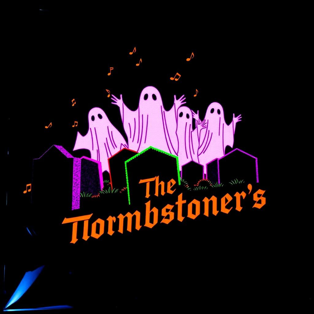 Neon Ghosts Rising: A Vibrant Album Cover