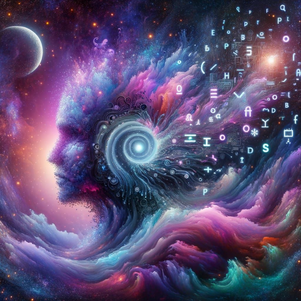 Surreal Transformation in Cosmic Language Systems