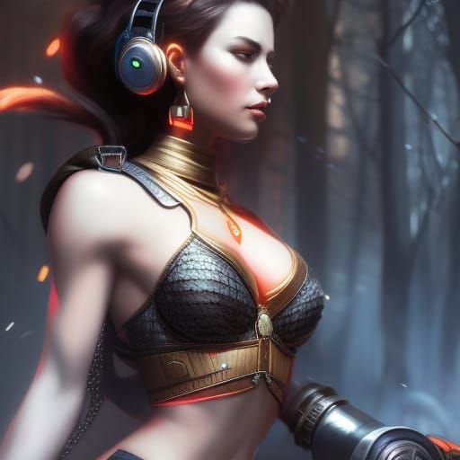 Glamorous DJ Goddess on Cosmic Turntables