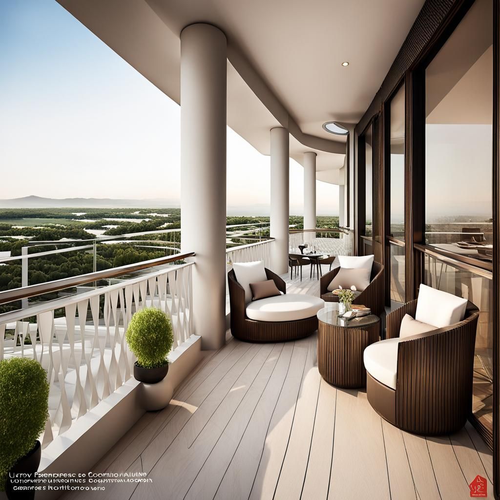Luxury Hotel Balcony Interior Design