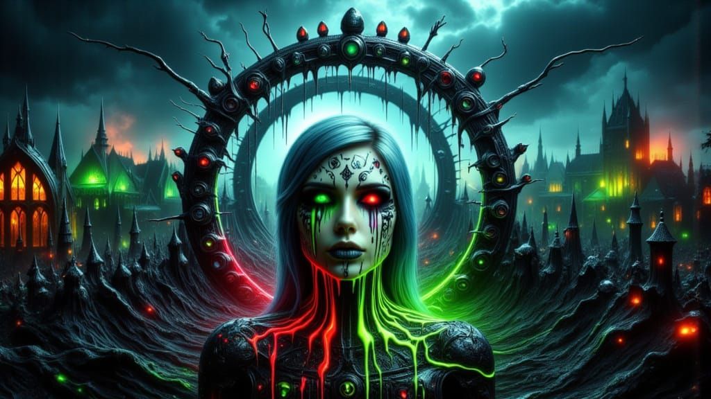 Melting Neon Colors in Gorgeous Style