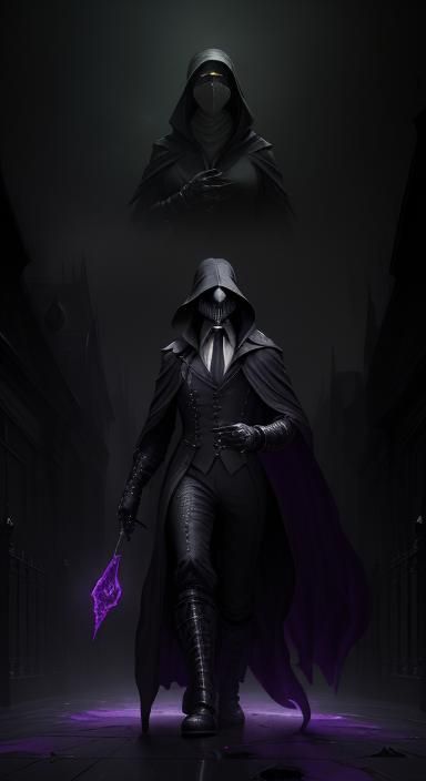 Plague Doctor in Dark Fantasy Style