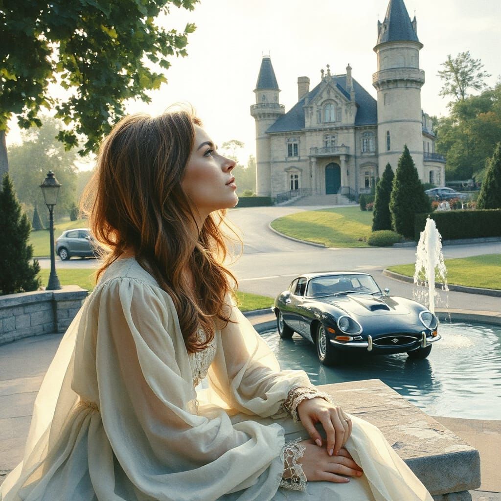 Dreaming of a Grand Estate in Watercolour