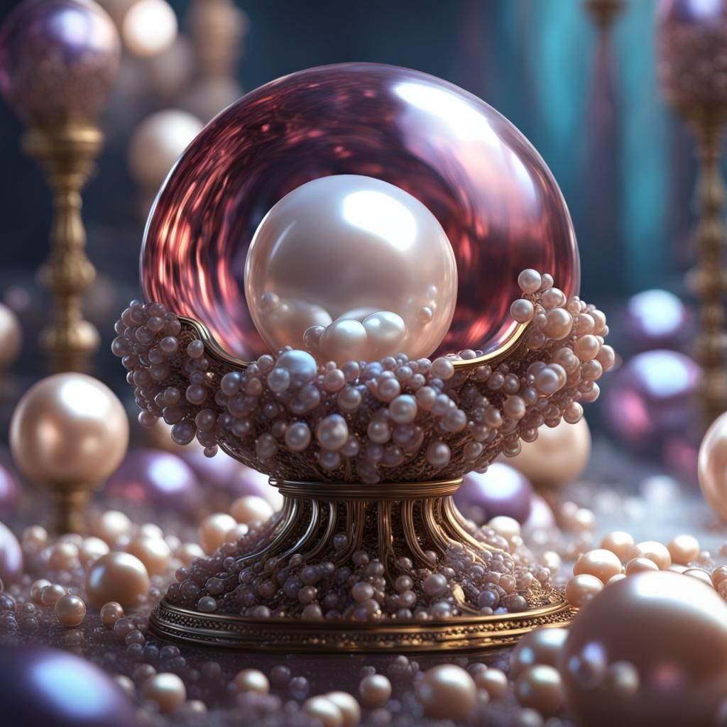 Pearl in Pearl: Fantastical Matte Painting