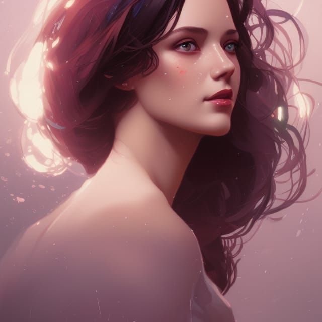 Hyperdetailed Portrait of a Gorgeous Woman