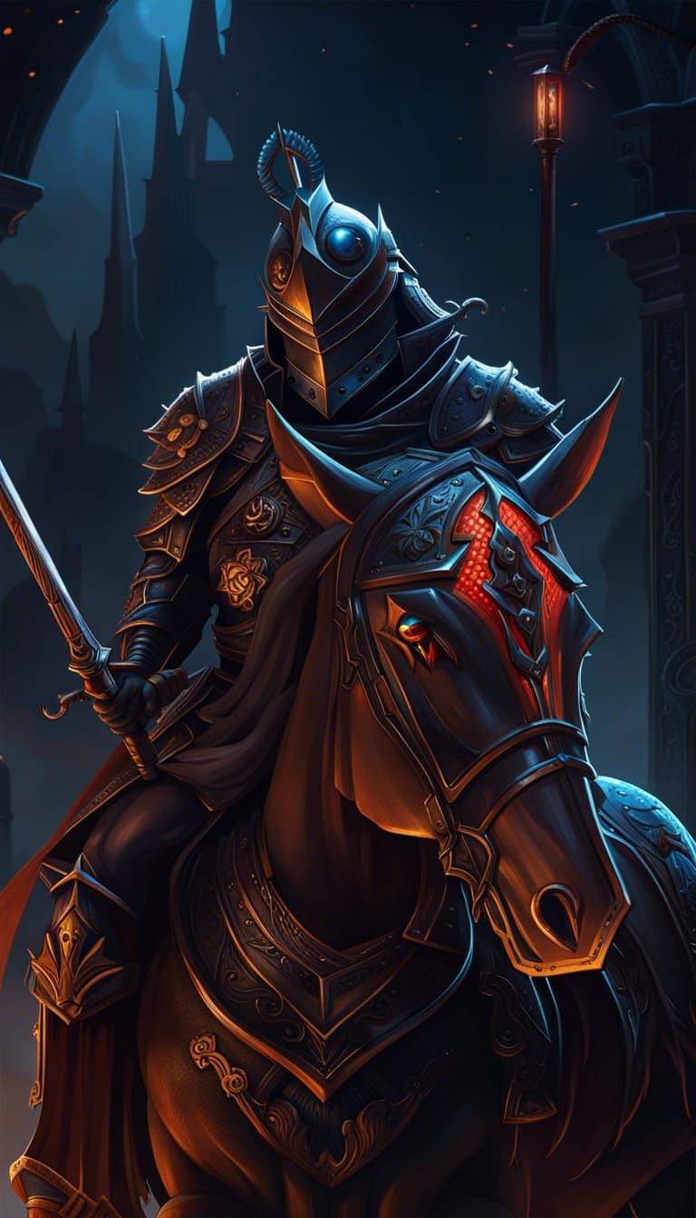 Knights of the Cursed Moon: Detailed Concept Art