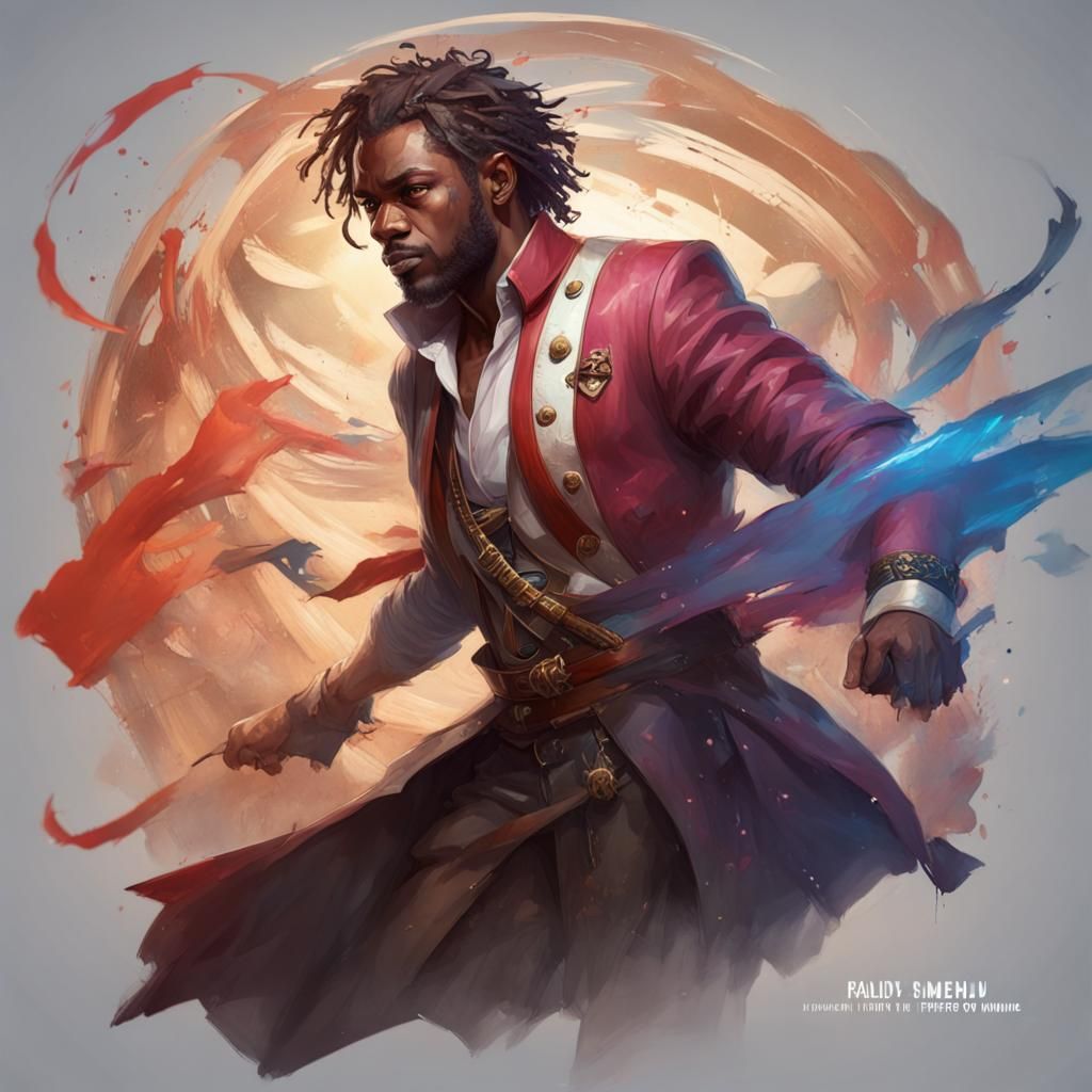 Senator Babet: Freedom Fighter Portrait in Digital Art Style