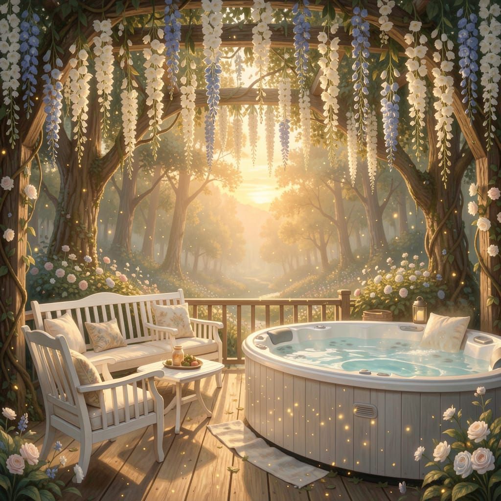 Enchanted Forest Retreat with Sunset Jacuzzi