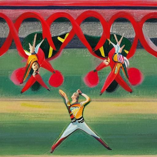 Energetic Gymnastic Competition in High Resolution