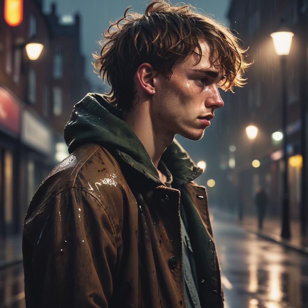 Edgy Urban Portrait in Contemporary Style