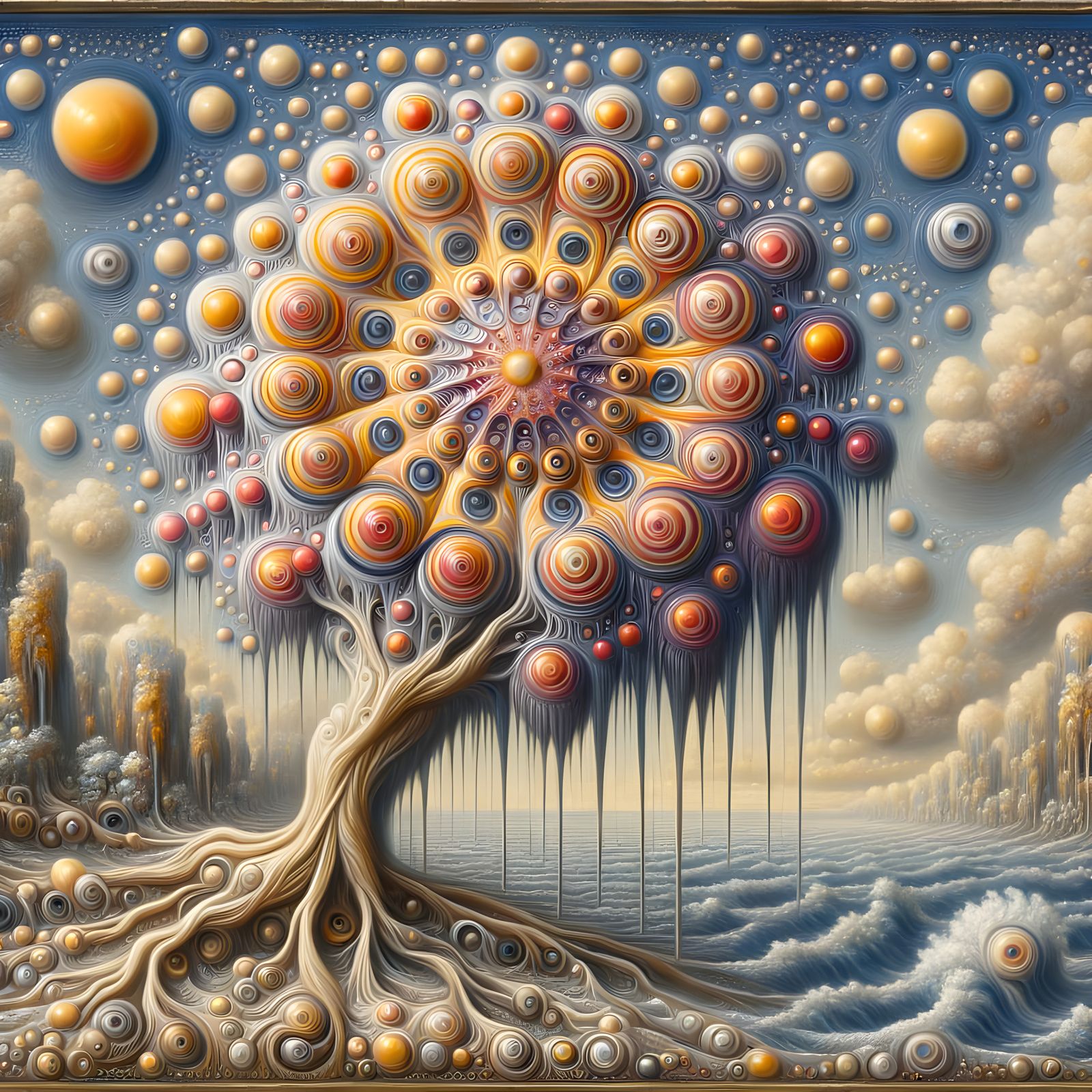 Surreal Holistic Pattern Recognition as Oil Painting