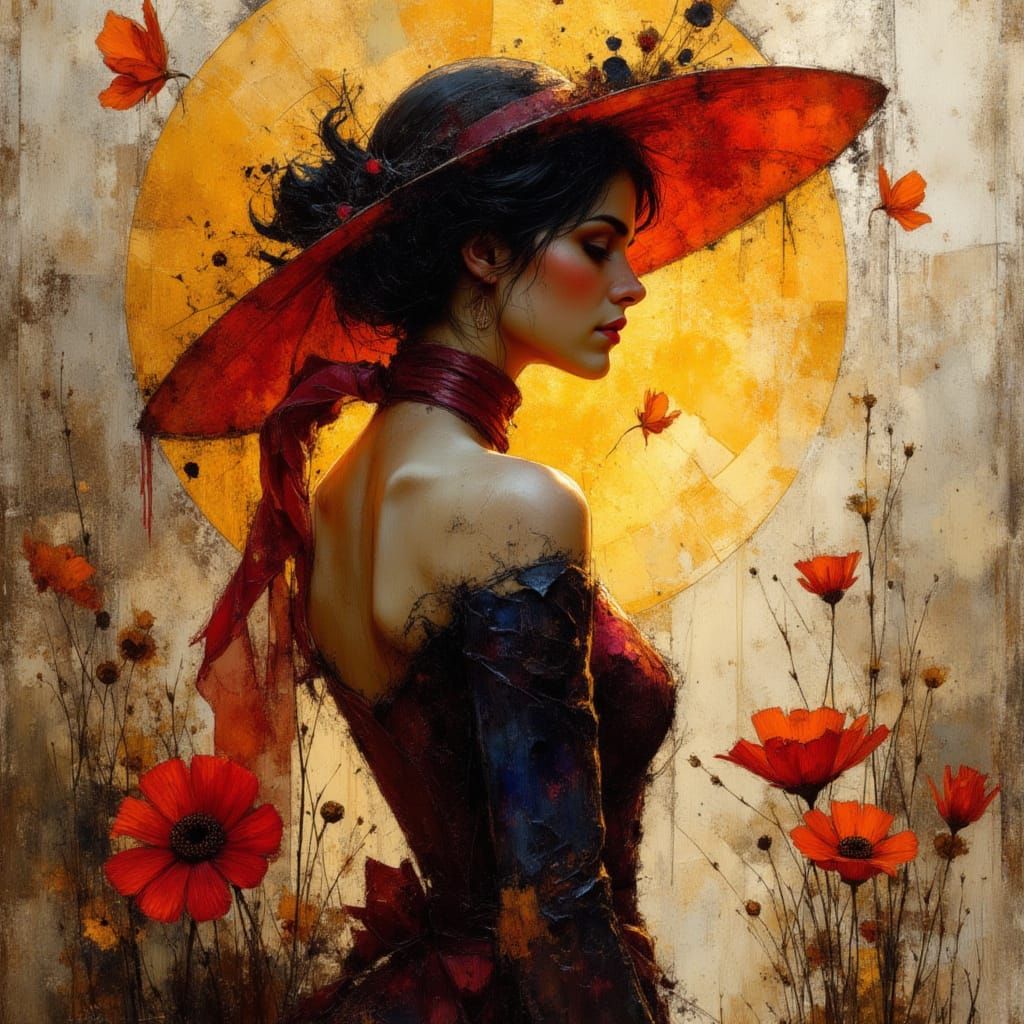 Breathtaking Silhouette with Detailed Background