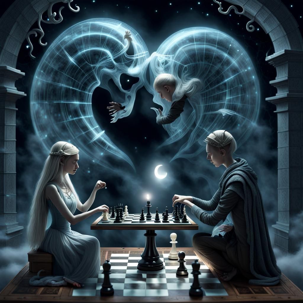 Chess Game in a Daunting Magical Labyrinth
