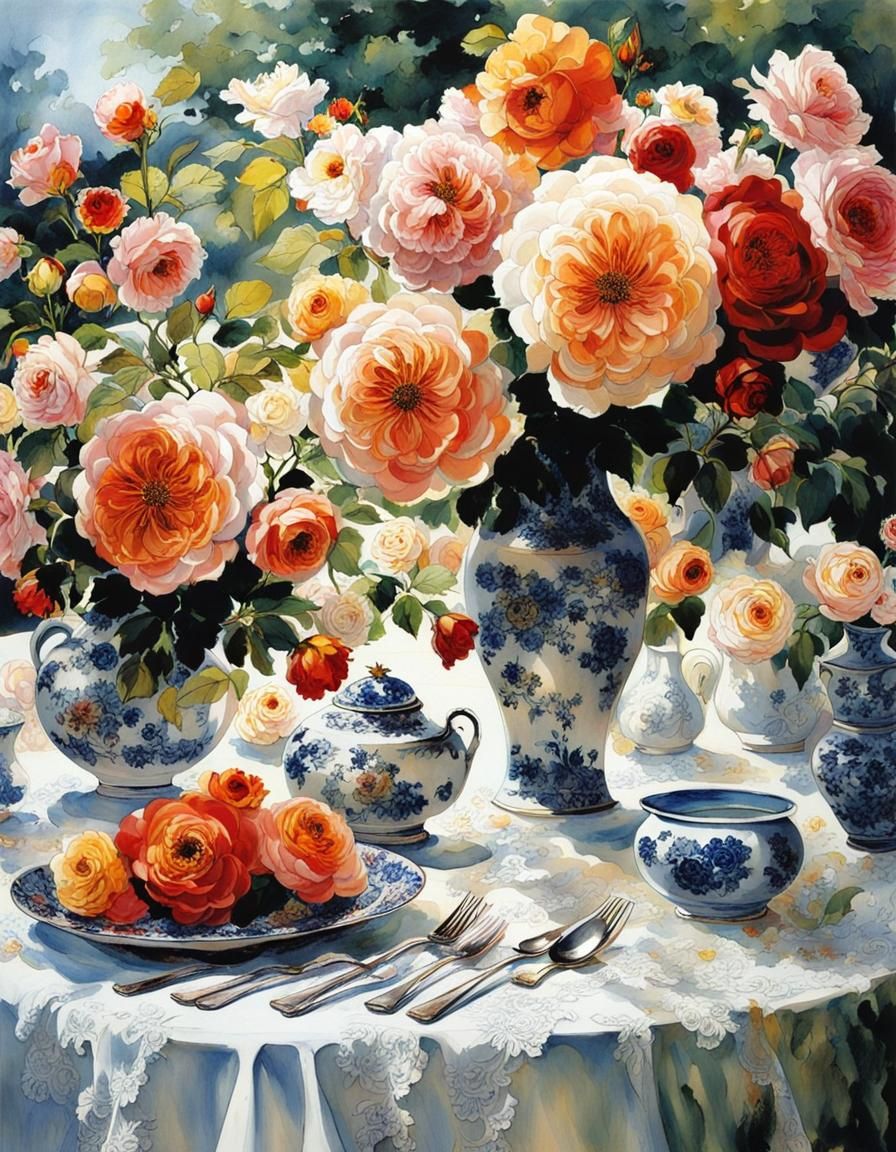 Porcelain Bouquet