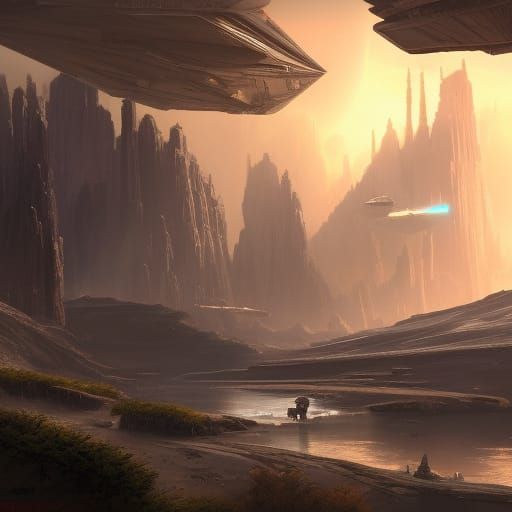 Star Wars Fantasy Concept Art in 8k Resolution