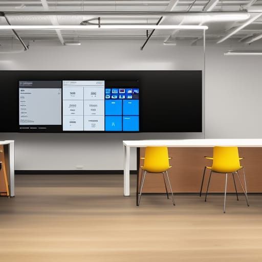 Modern Minimalist Office with Hydronic Flow Control Branding