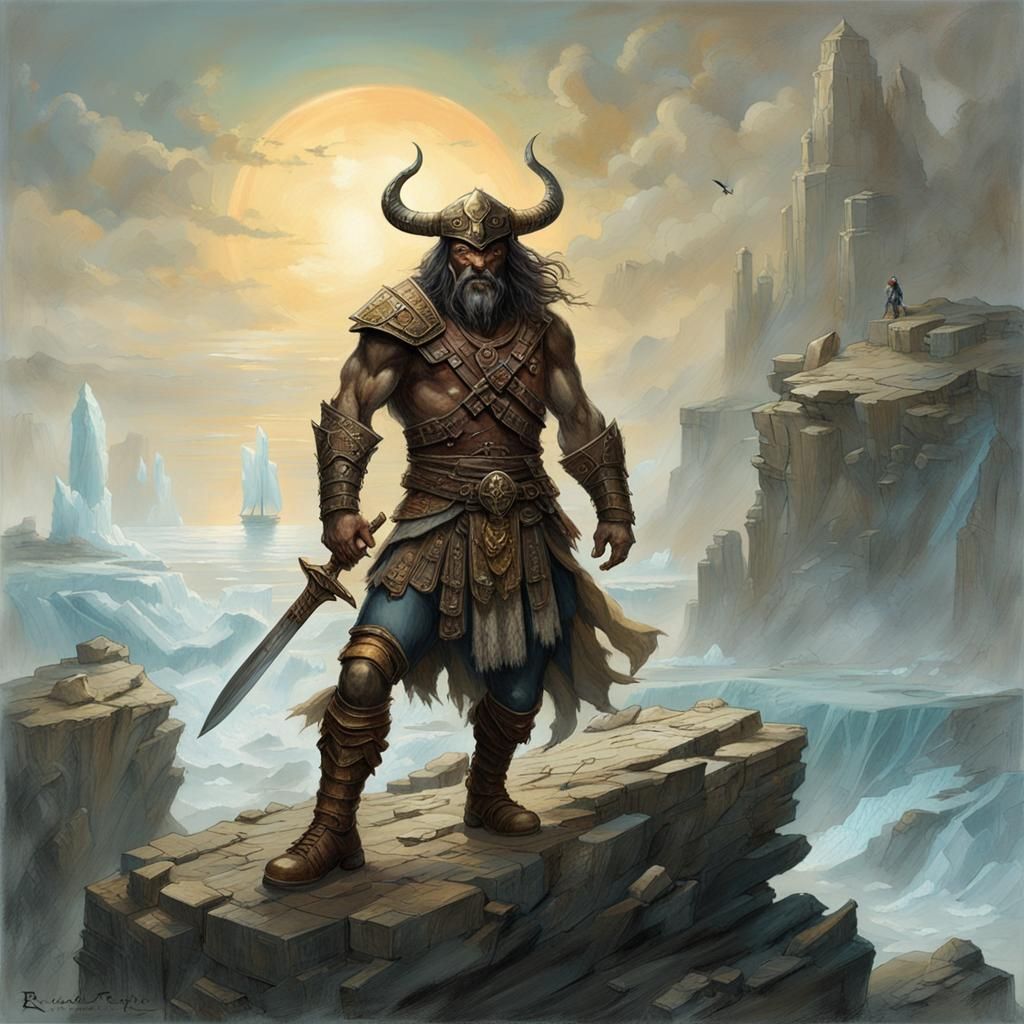 Minotaur Buccaneer on Mystical Outcropping